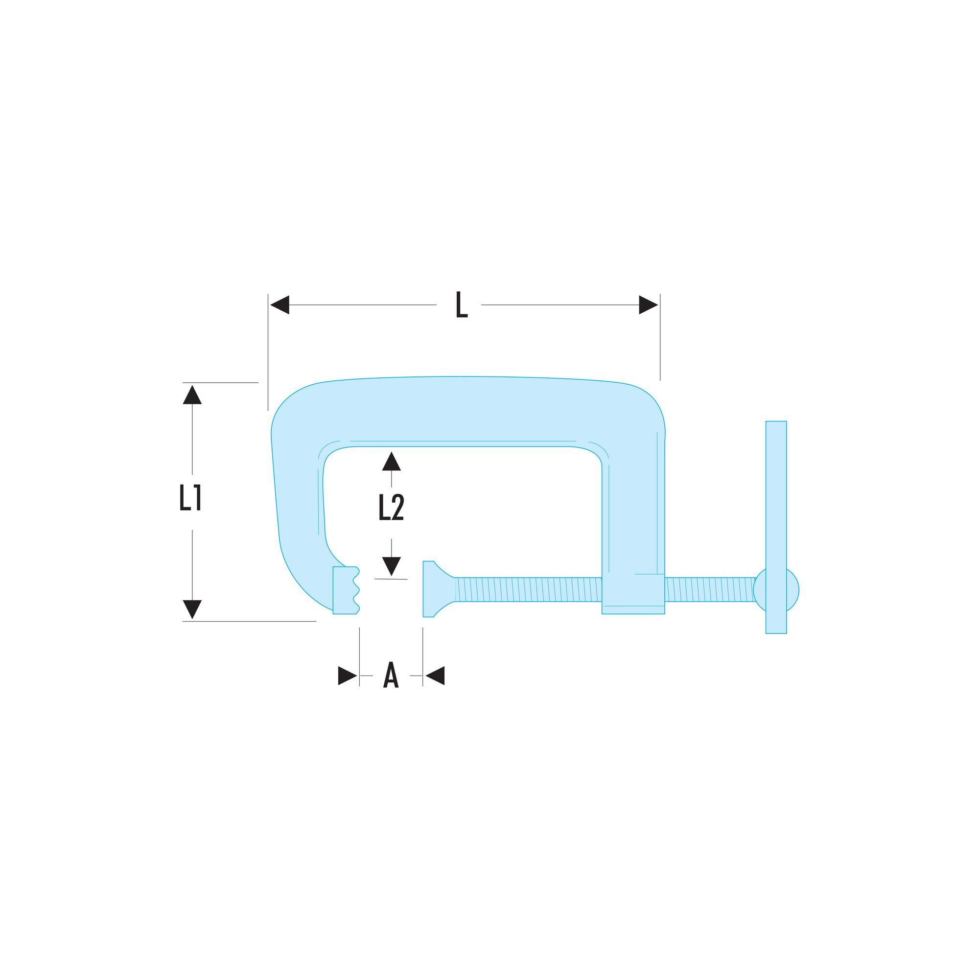 271A.150 | Presse petit deport 150mm - Facom